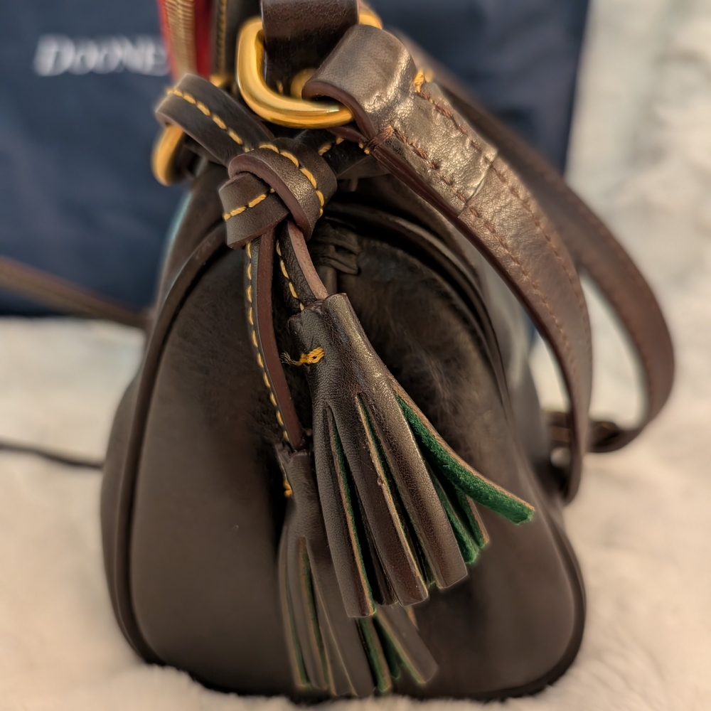 Dooney & Bourke Black Crossbody Bag with Red Accents - Picture 5 of 13
